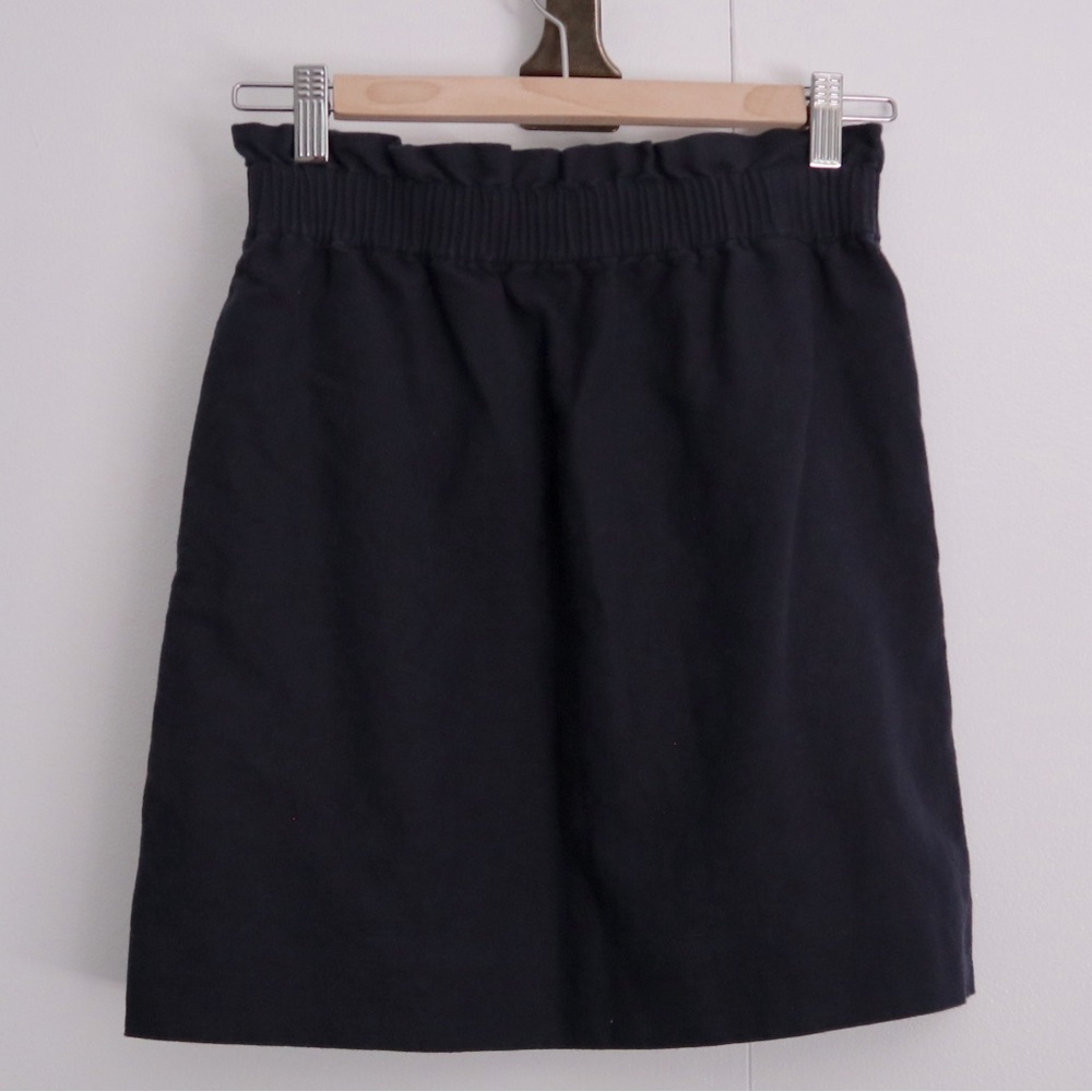 J. Crew navy mini skirt